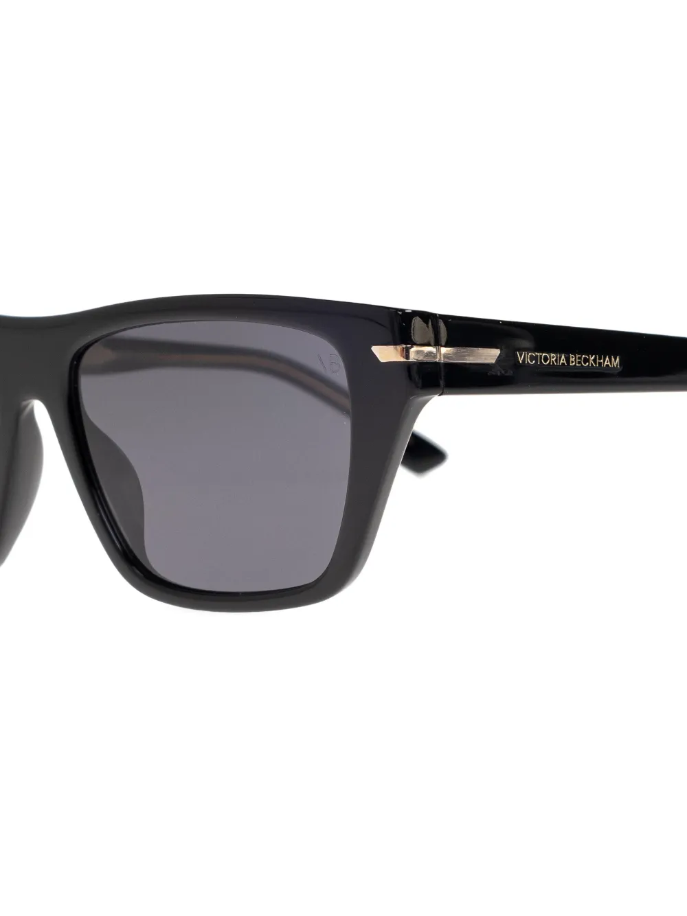 

Солнцезащитные очки в прямоугольной оправе Victoria Beckham, черный