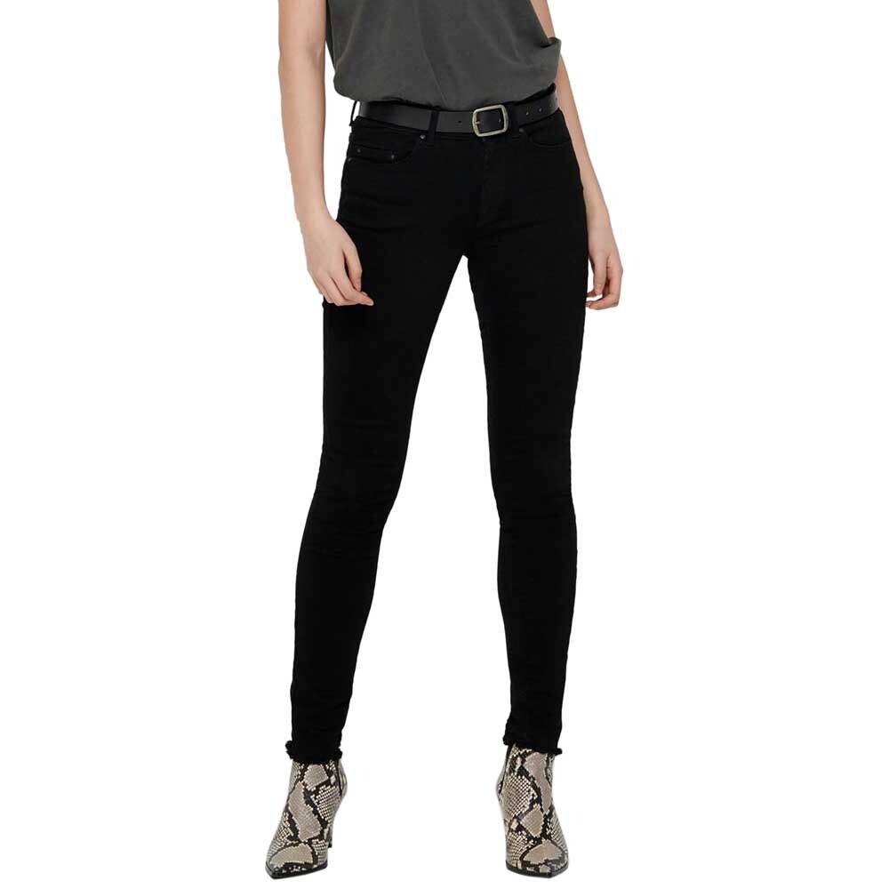 

Джинсы Only Blush Life Mid Waist Skinny Ankle Raw REA2344, черный