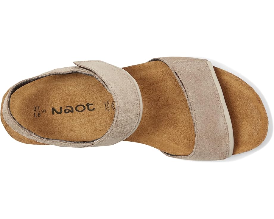 Туфли Naot Aisha - Wide, цвет Almond Suede/Ivory Leather — фото 2