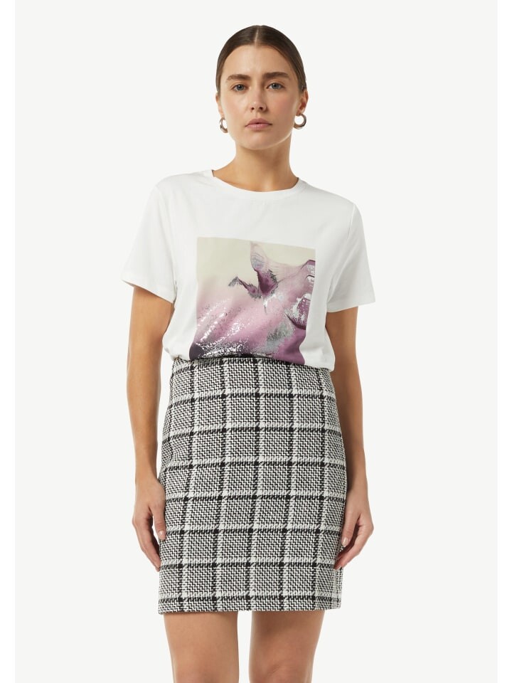 

Футболка comma T-Shirt kurzarm, белый