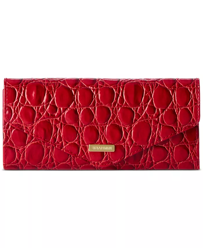 

Кошелек Veronica Sriracha из кожи Vanderbilt Brahmin, красный