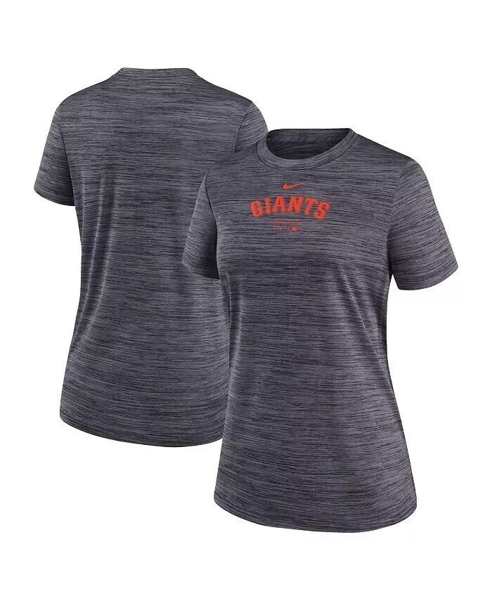 

Черная женская футболка San Francisco Giants Authentic Collection Velocity Performance Nike, черный