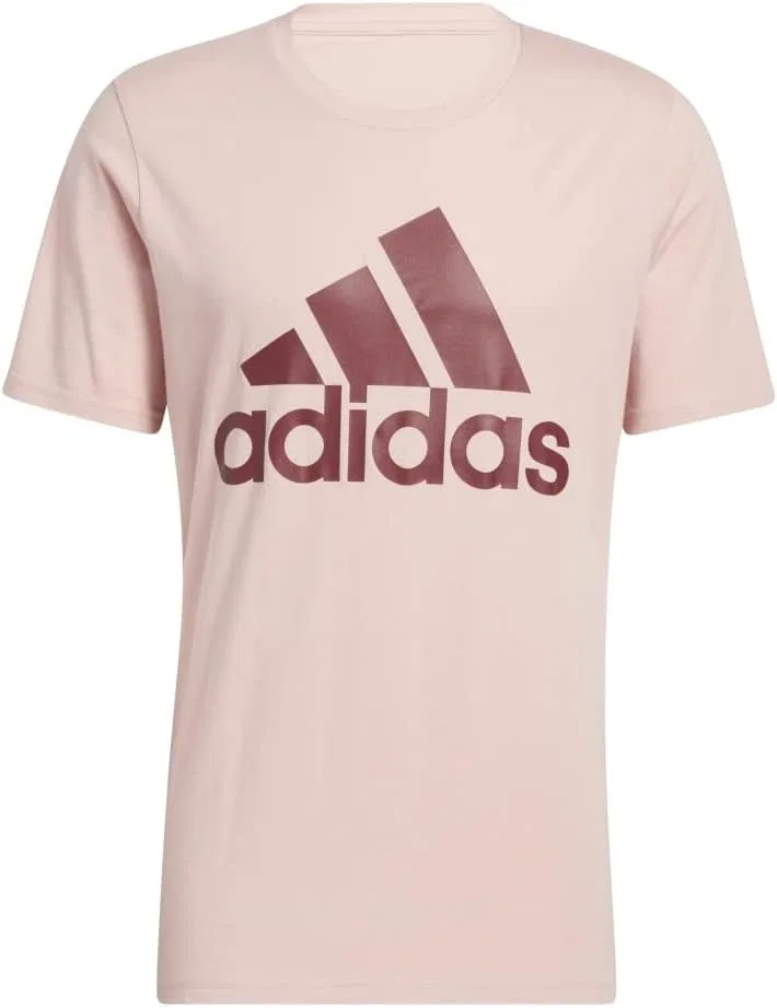 Футболка с логотипом adidas, цвет Wonder Mauve/Shadow Red