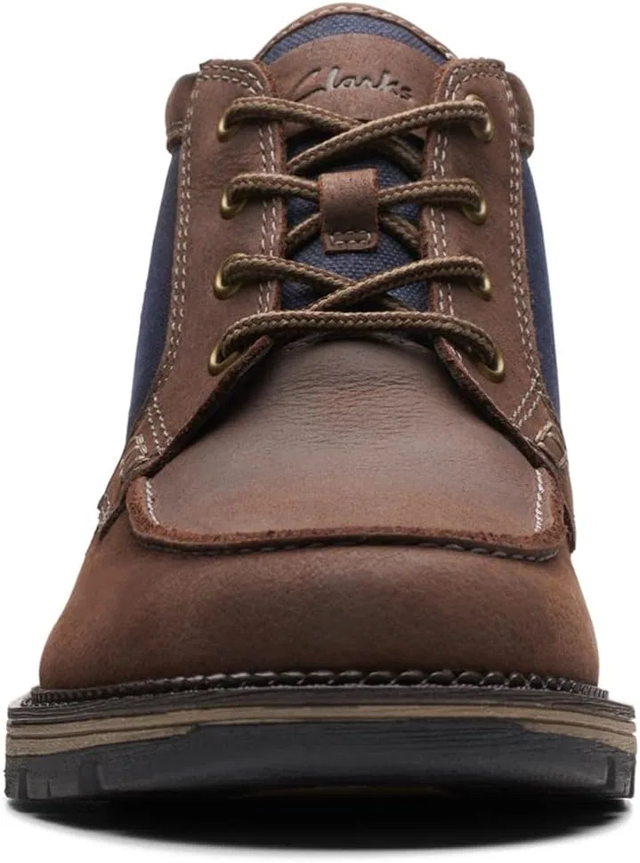 Мужские мокасины-оксфорды Clarks Maplewalk, Dark Brown — фото 3
