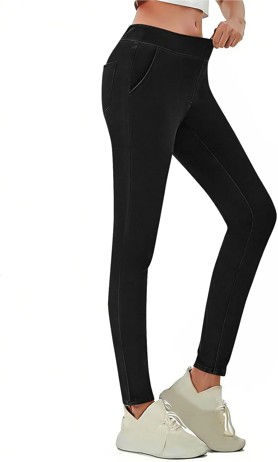 

Женские джинсы Stretchy Casual Slim Fit High Waist Pull On