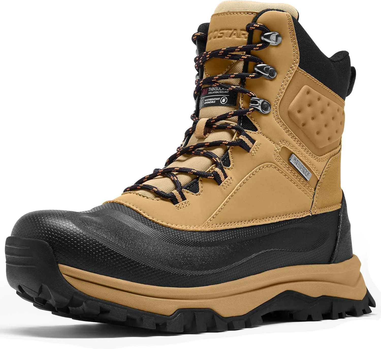 

Мужские зимние ботинки с утеплителем и водонепроницаемой защитой для холодной погоды Coostar, хаки