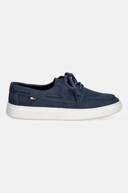 Мокасины из эко-кожи Tommy Hilfiger, синий — фото 2