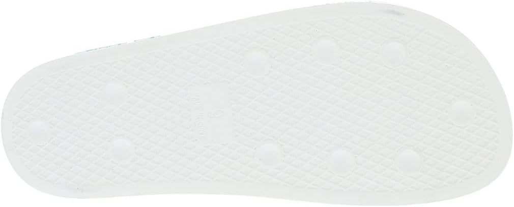 Мужские шлепанцы для душа adidas Adilette, белый/черный/мятный — фото 4