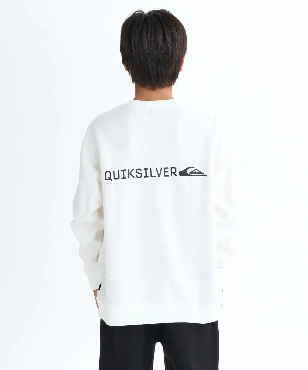 Свитшот детский Quiksilver DNA Big Clicker Swea, серый — фото 4