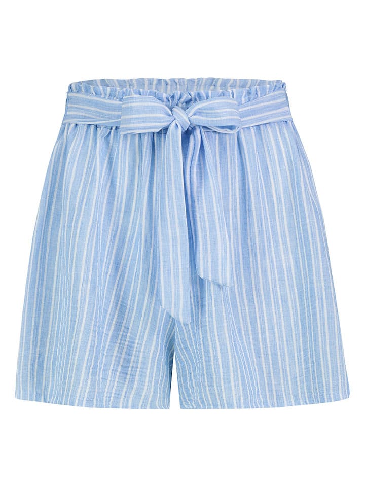 

Тканевые шорты Sublevel, светло-голубой/белый