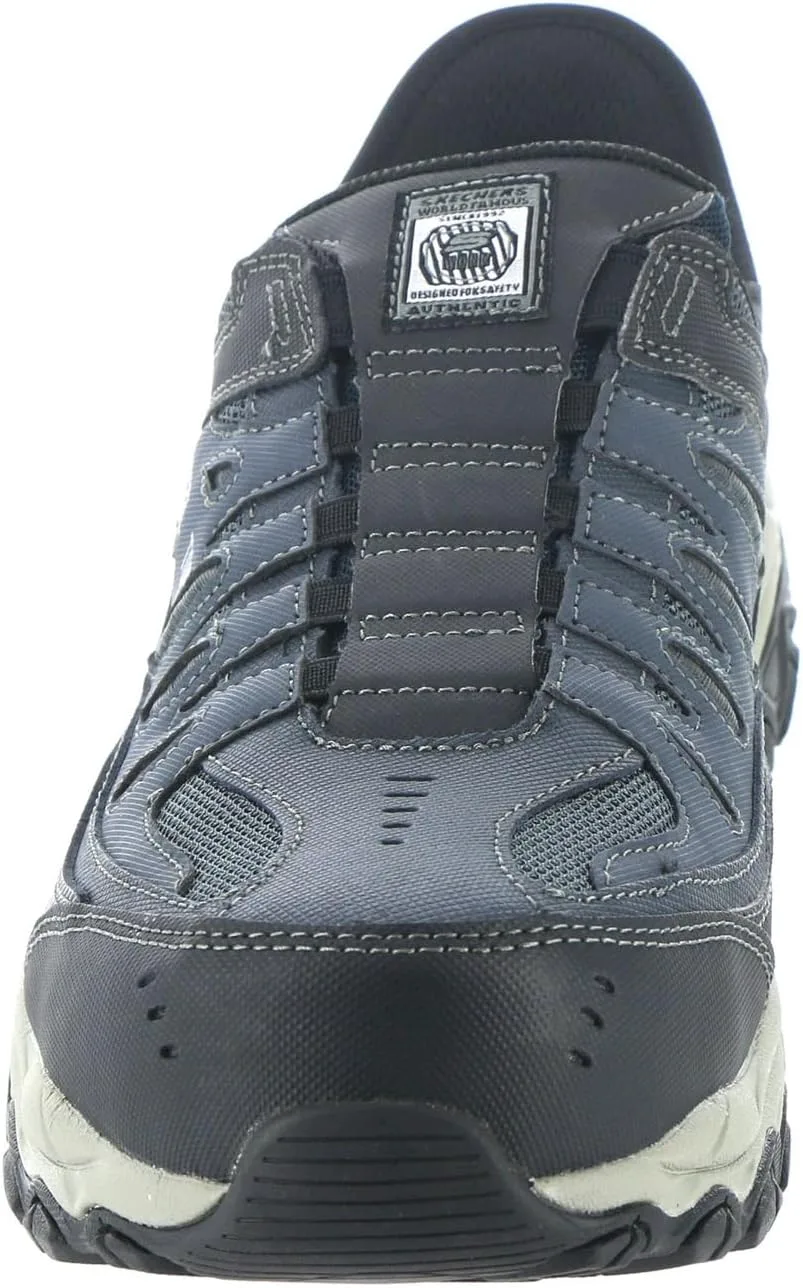 Мужские безшнурковые кроссовки Skechers Cankton-Faison St, темно-синий/серый — фото 2