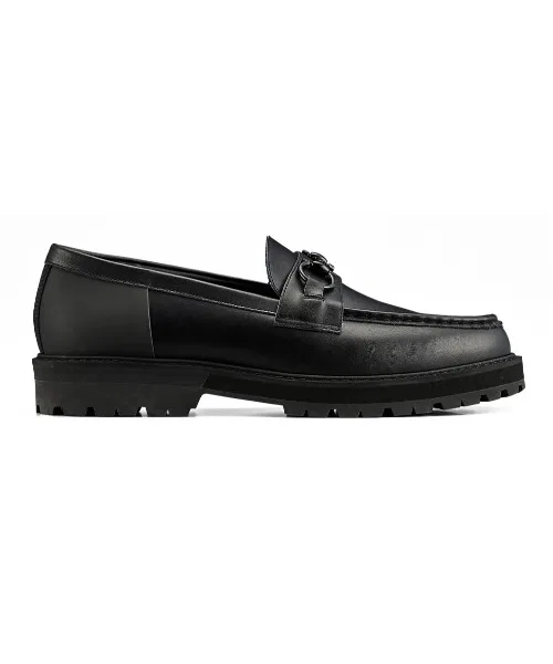 Мужские кожаные лоферы THE ONITSUKA BIT LOAFER чёрные