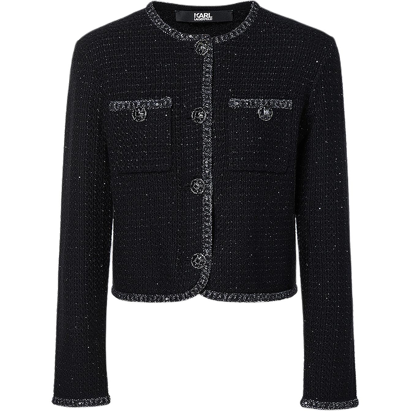 

KARL LAGERFELD / Karl Lagerfeld Jeans Куртка KARL LAGERFELD FW25 женская, Black