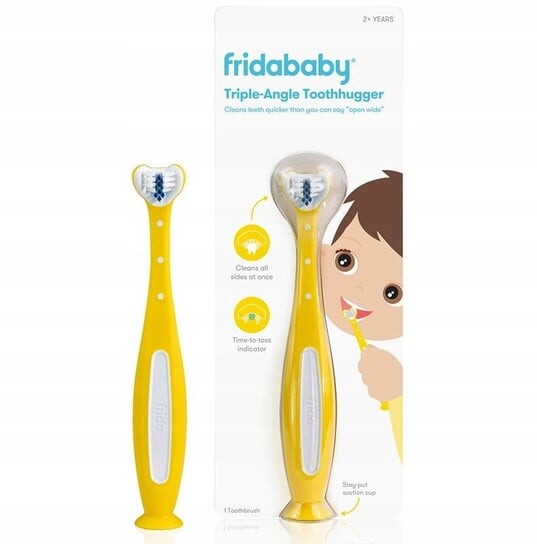 

Зубная щетка Fridababy Tooth Hugger 3D Желтая FRI23 0164, Frida Baby