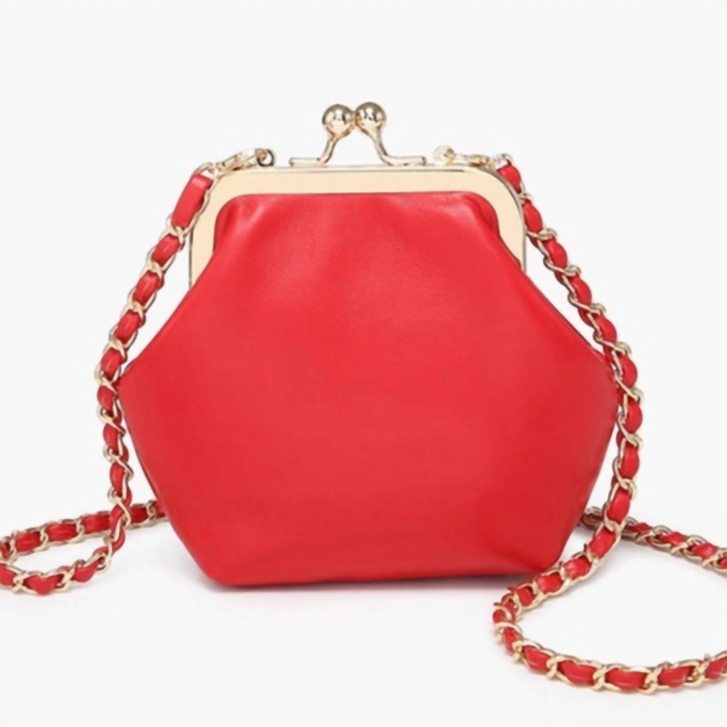 

Женский клатч-кошелек Cleo Coin Pouch Crossbody красного цвета Jen & Co., Красный, Женский клатч-кошелек Cleo Coin Pouch Crossbody красного цвета Jen & Co.
