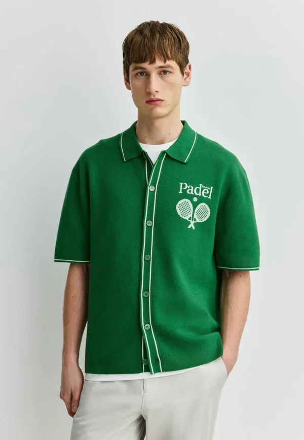 Футболка Next, green padel graphic, зеленая — фото 3