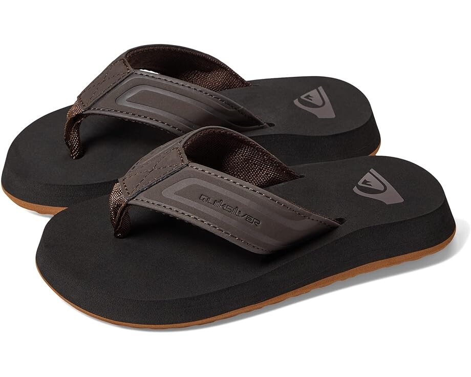 

Сандалии Quiksilver Quiksilver Monkey Wrench Core Flip Flops, цвет Brown 1