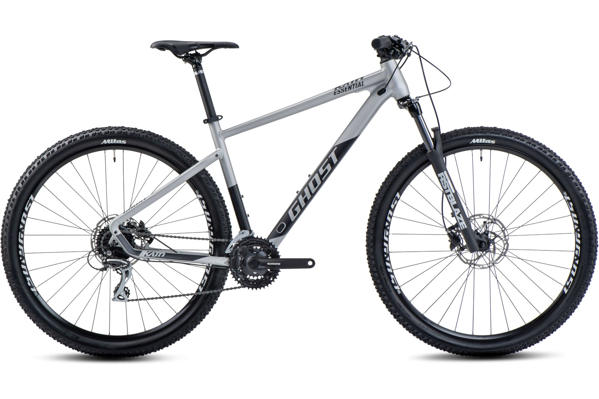 

Горный велосипед Ghost Kato Essential 29 AL - 29 дюймов - Diamant - 2025, цвет Grau|light grey/black - matt