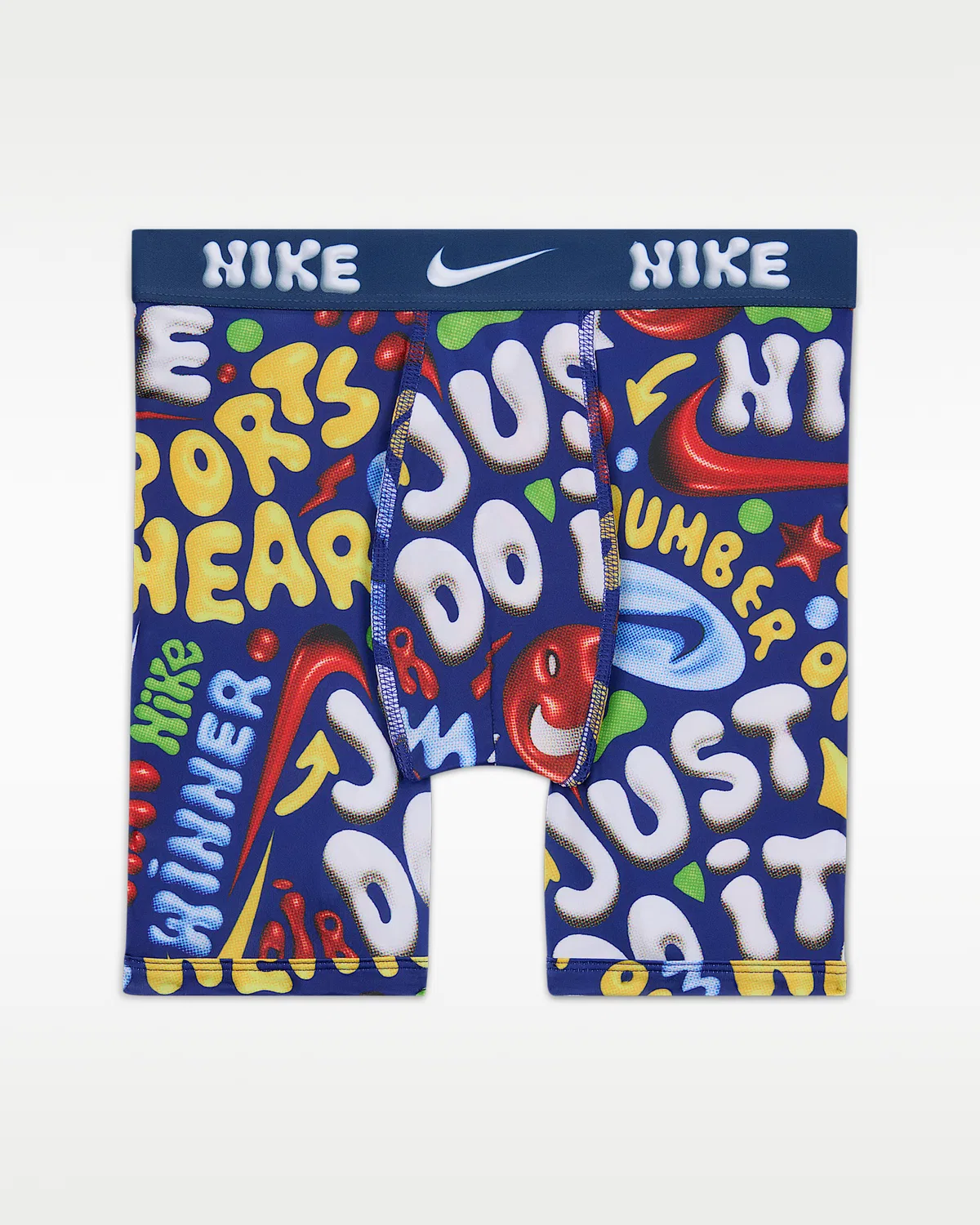 Детские боксеры Dri-FIT с принтом, 2 шт. Nike, Midnight Navy — фото 2