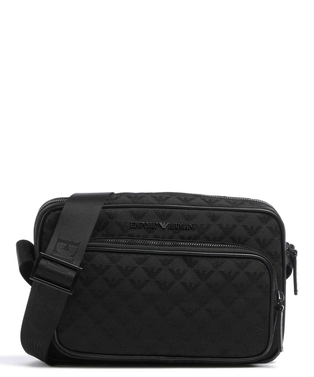 

Сумка через плечо Omnia хлопок, полиэстер Emporio Armani, черный
