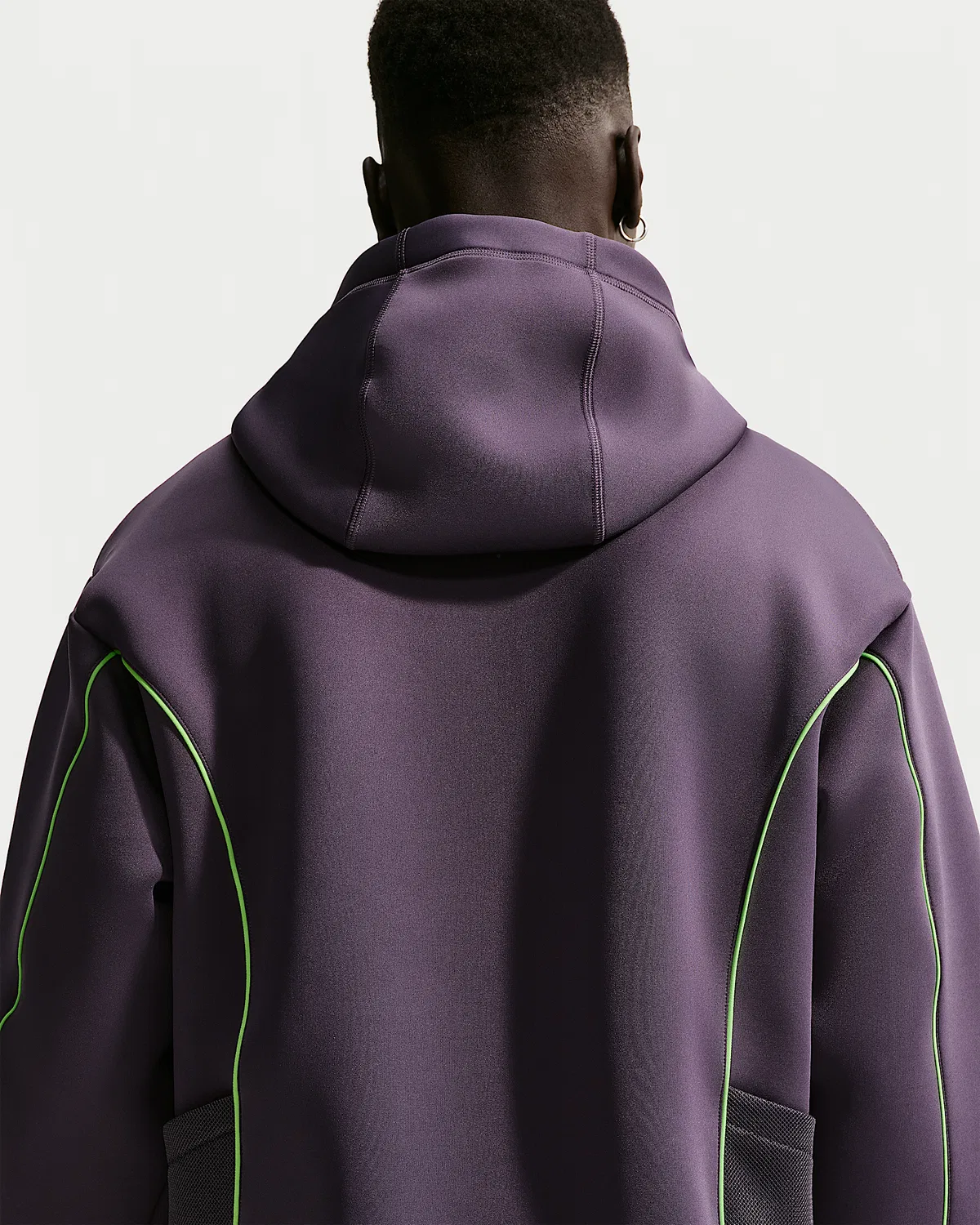 Мужская худи Nike Project F.R.O.G. с пузырчатой сеткой, Dark Raisin/Brilliant Blue/Voltage Green/Vivid Purple — фото 2