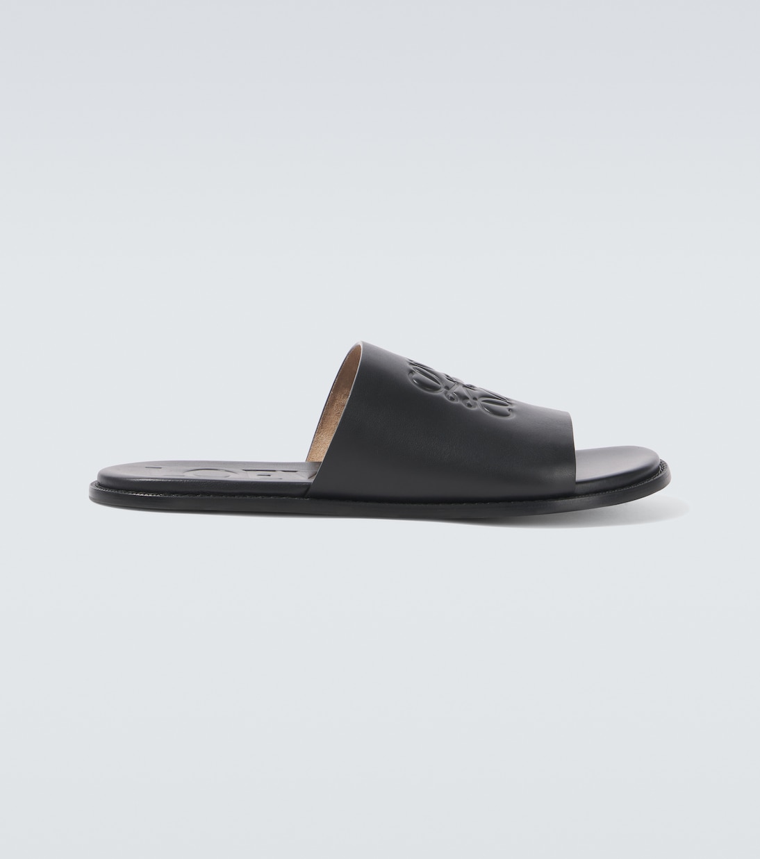 

Сандалии Paula's Ibiza Flex Anagram из кожи Loewe, черный