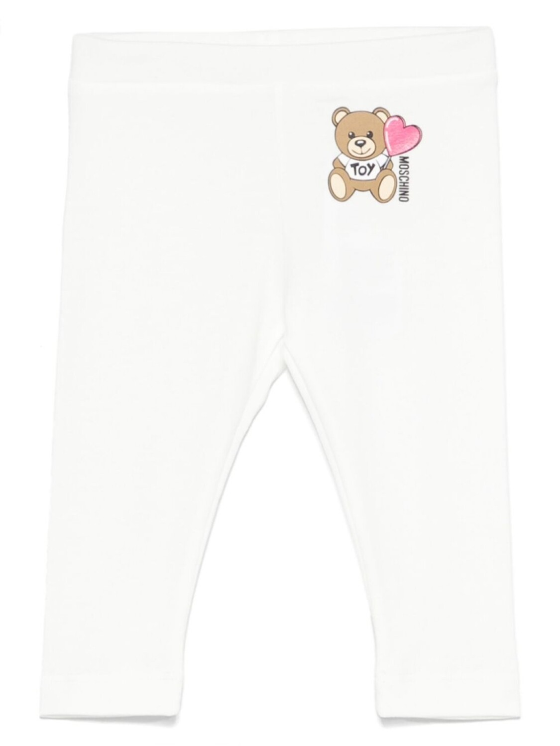 

Леггинсы Moschino Kids из легкого джерси, белый