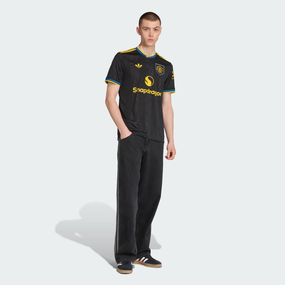 Джерси Adidas Manchester United 25/26 Third Jersey, черный — фото 3