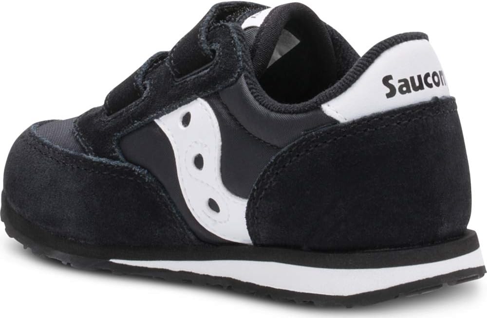 Детские кроссовки Saucony Baby Jazz на липучках, белый/черный — фото 3