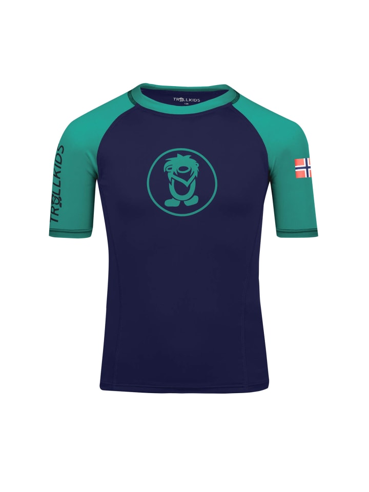 

Футболка для плавания Kvalvika зеленого цвета перца Trollkids, Зеленый, Футболка для плавания Kvalvika зеленого цвета перца Trollkids