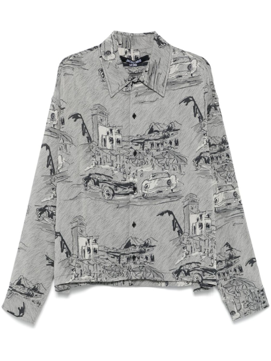 

Jacquemus рубашка La chemise Corto, серый