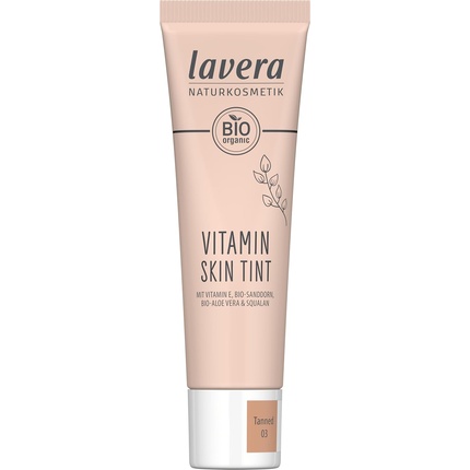 

Тональный крем Vitamin Skin Tint Tanned 03 для свежего цвета лица Lavera
