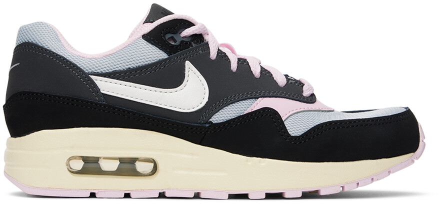 

Детские черно-розовые кроссовки Air Max 1 Big Kids Nike