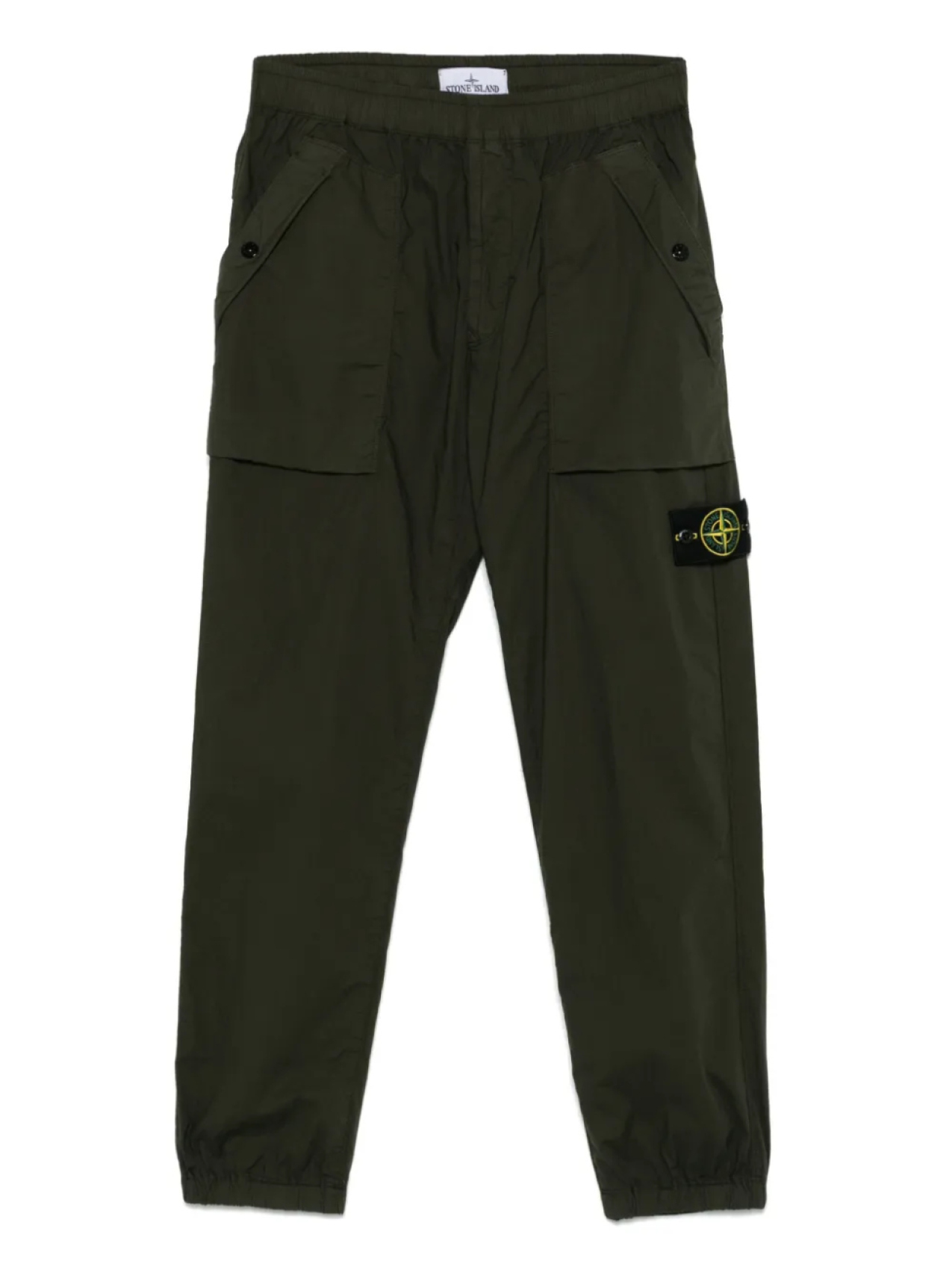 

Stone Island брюки с логотипом Compass, зеленый