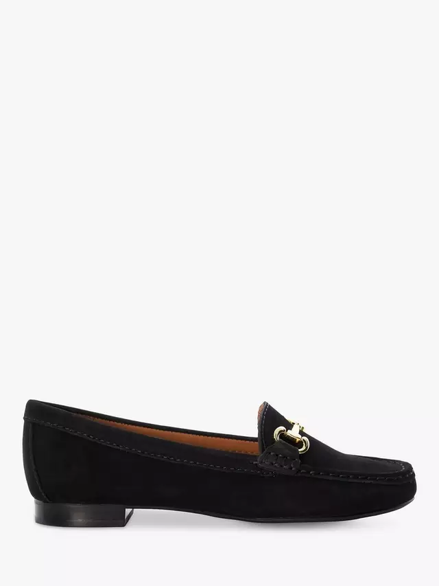 

Лоферы Dune Glenniee Suede Comfort Snaffle, черный