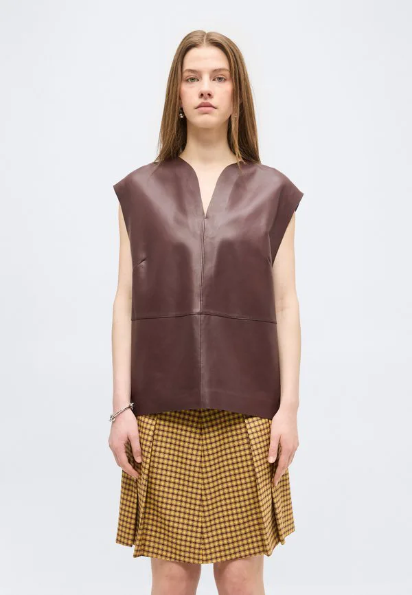 Блузка суна Boss, Dark Brown — фото 3