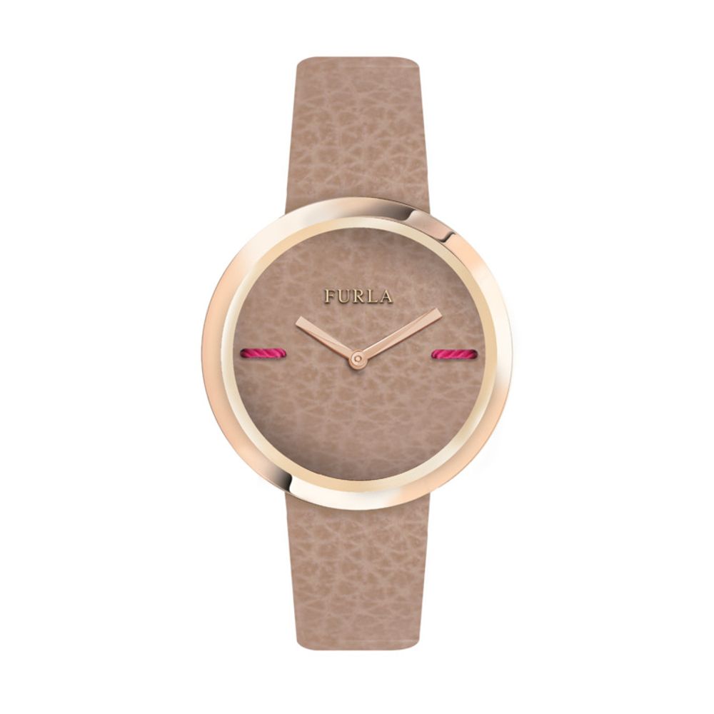 

Часы из коричневой кожи Furla