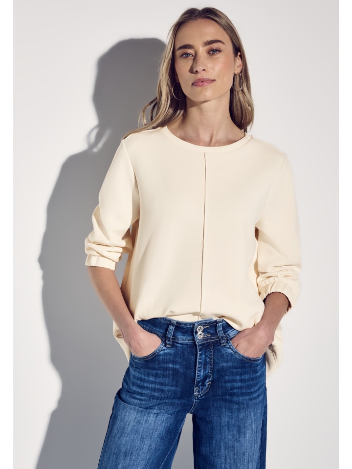 

Футболка Street One, цвет silk-look shirt' weiß