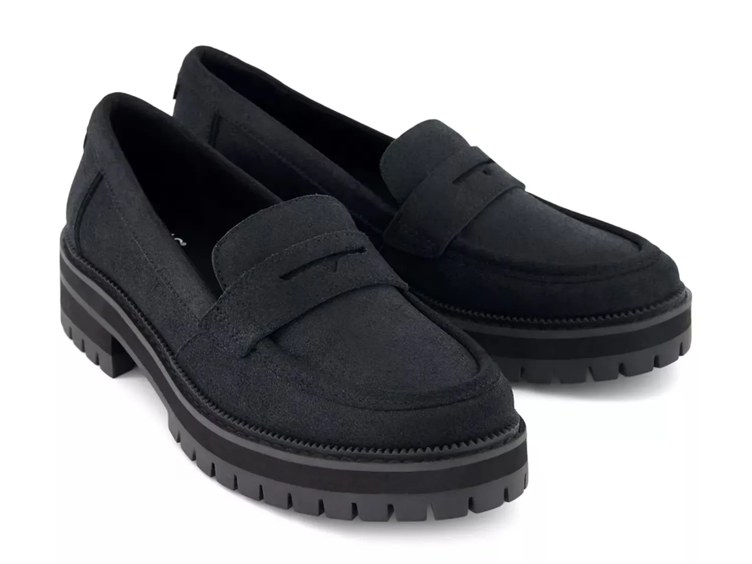 Cara Penny Лоферы Toms, Black/Metallic — фото 2