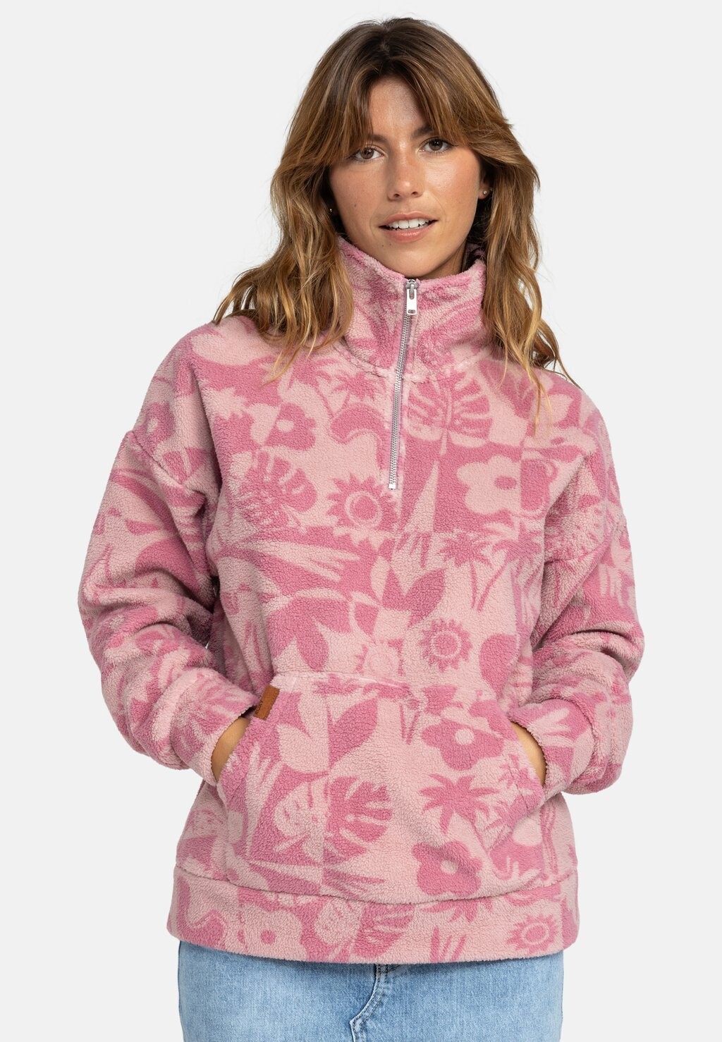

Флисовый джемпер Roxy, фиолетовый