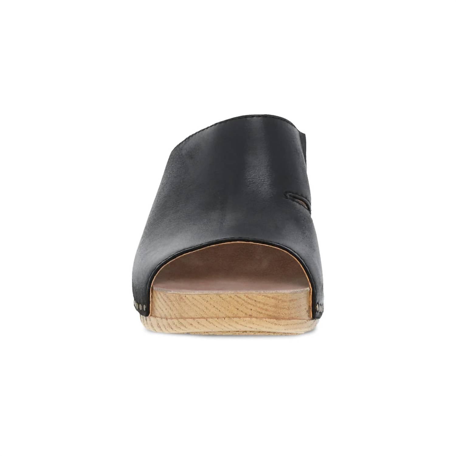 Женские летние туфли Tandi Slip-On Heeled Mule черного цвета dansko — фото 3