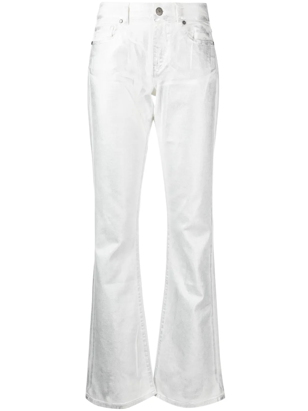 

Джинсы bootcut с заниженной талией P.A.R.O.S.H., белый