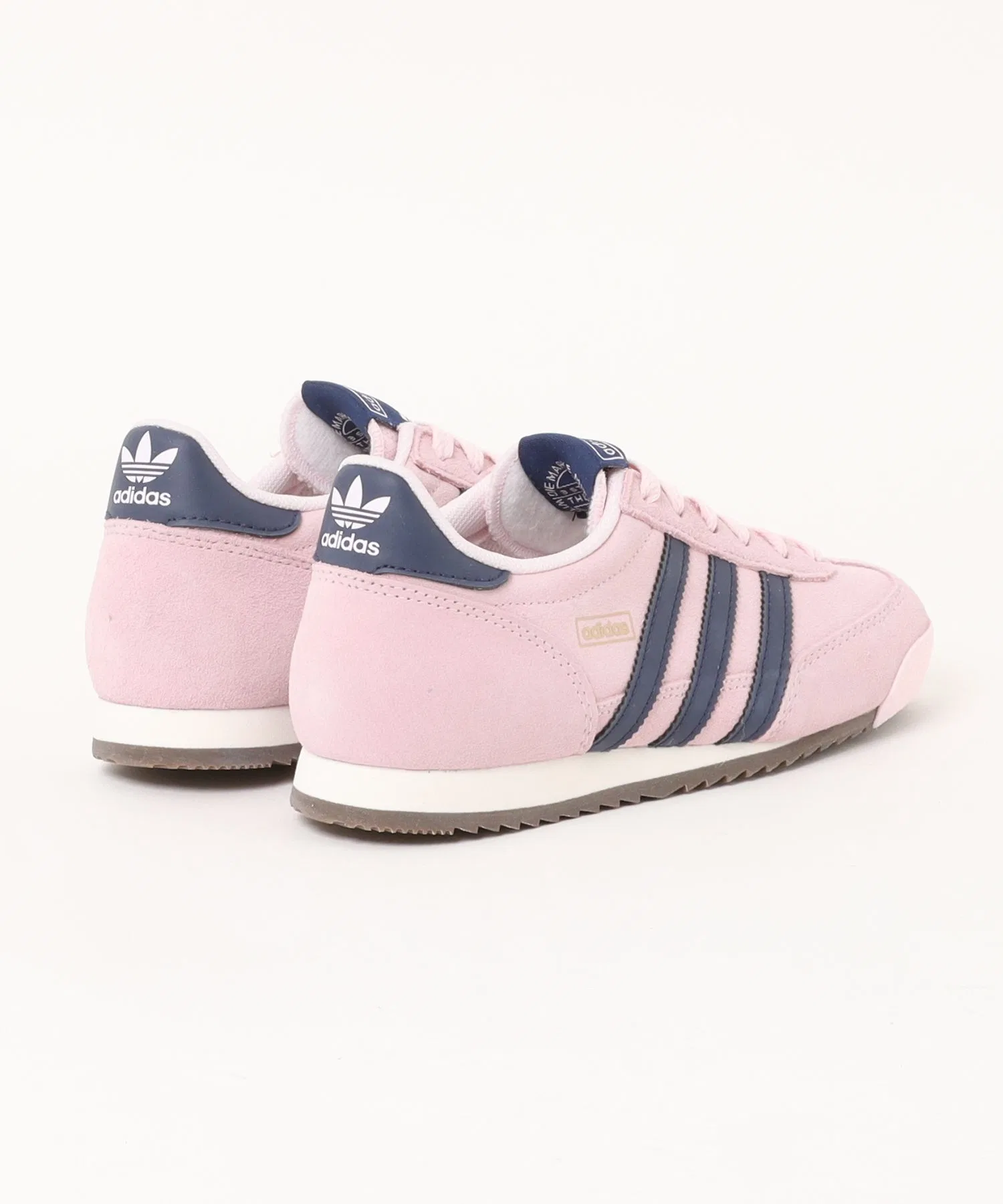 Мужские кроссовки adidas R71 из натуральной кожи розовые — фото 2