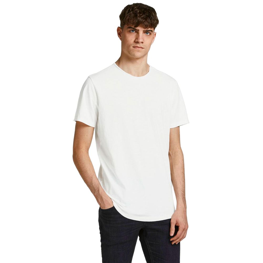 

Футболка из органического хлопка кремового цвета Jack & Jones