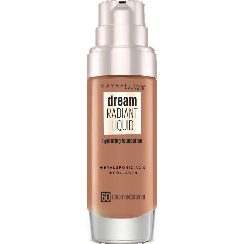 

Dream Radiant Liquid Make-Up №60 Карамель Maybelline New York, 30 ml