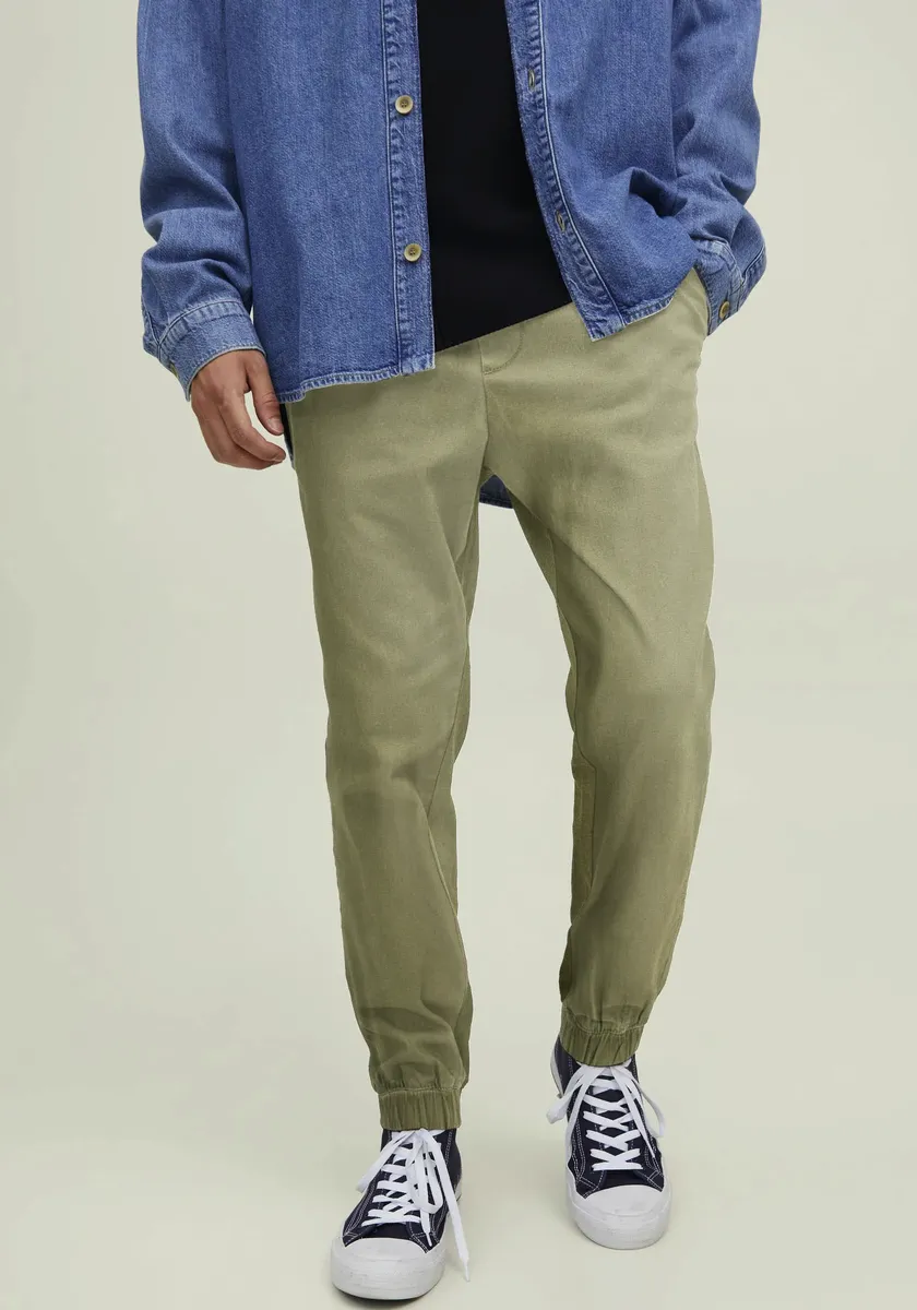 

Брюки без застежки Jack & Jones "JPSTGORDON JJDAVE", зеленый