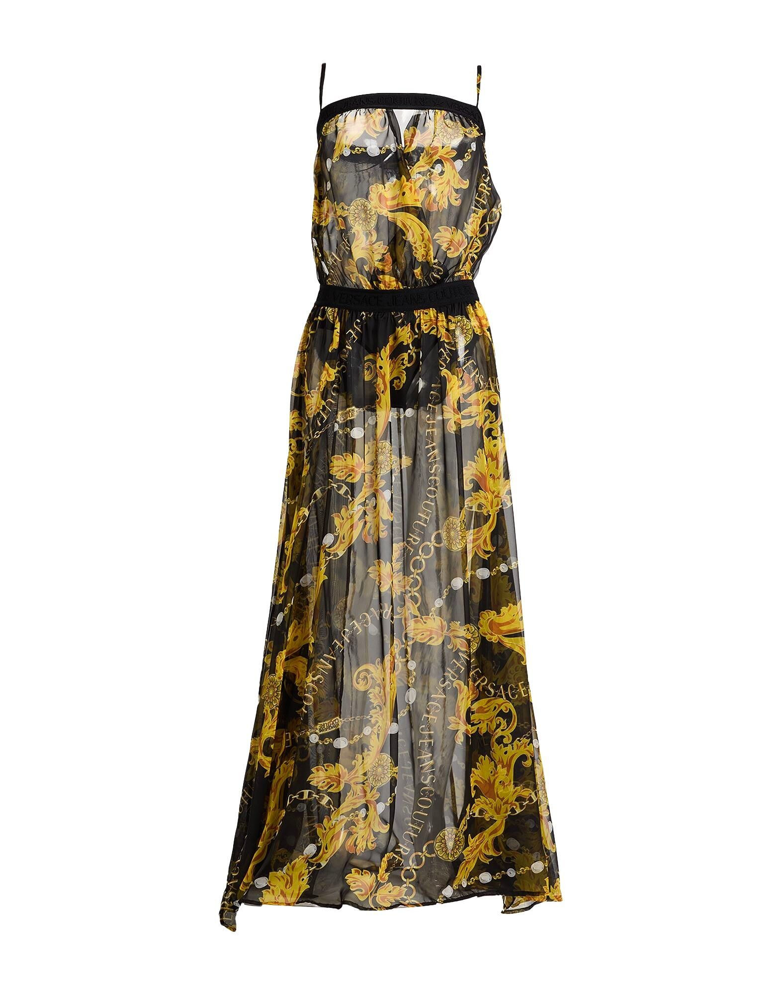 

Макси платье Versace Jeans Couture, черный