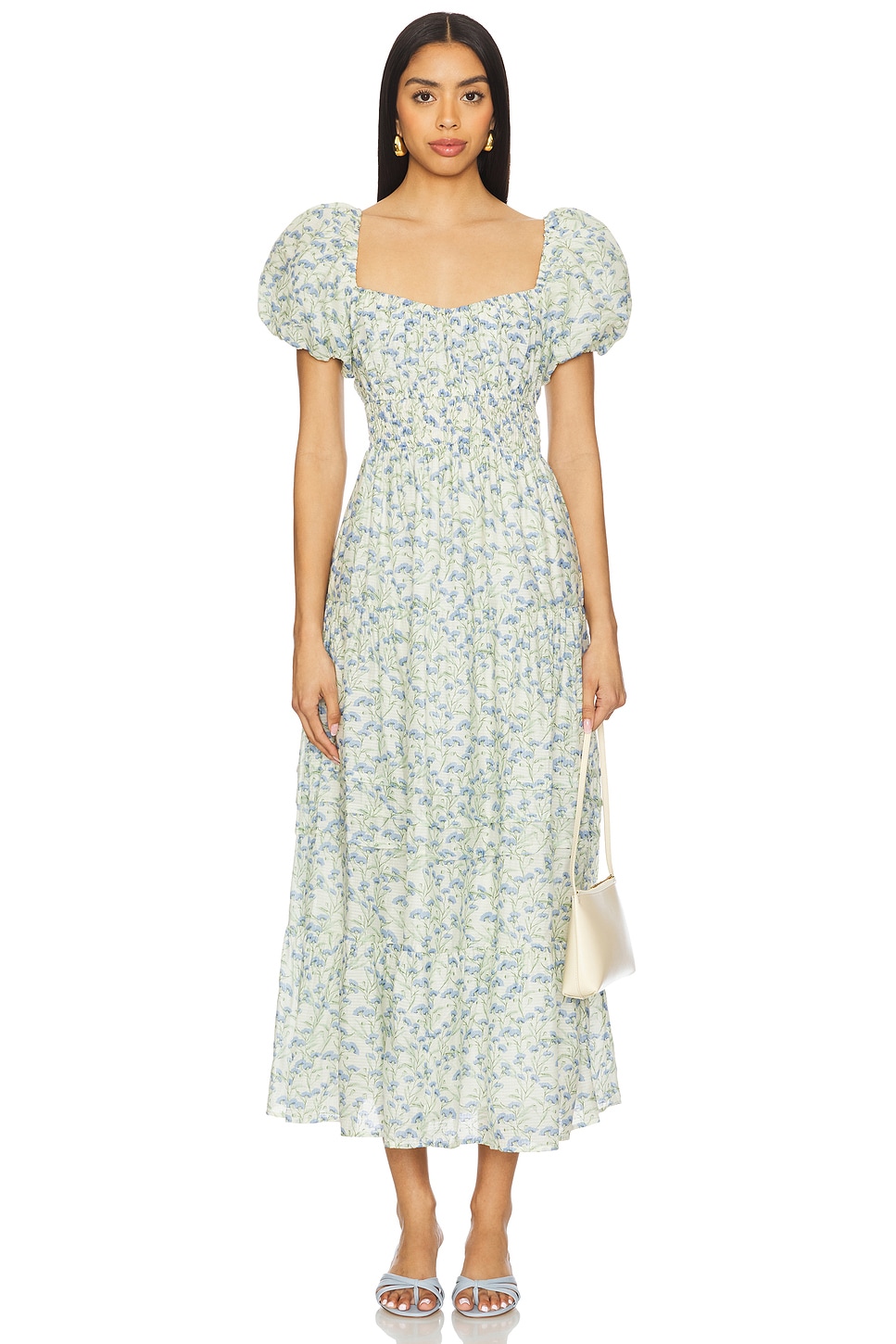 

Платье Florentina Astr The Label, cream blue floral