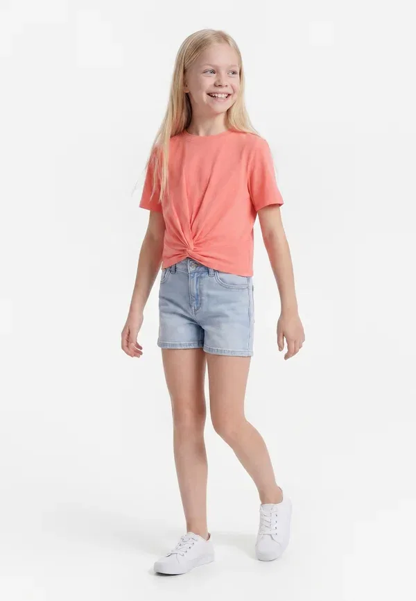 Футболка Kogrex knot basic t-shirt Only Girls, сахарный коралл