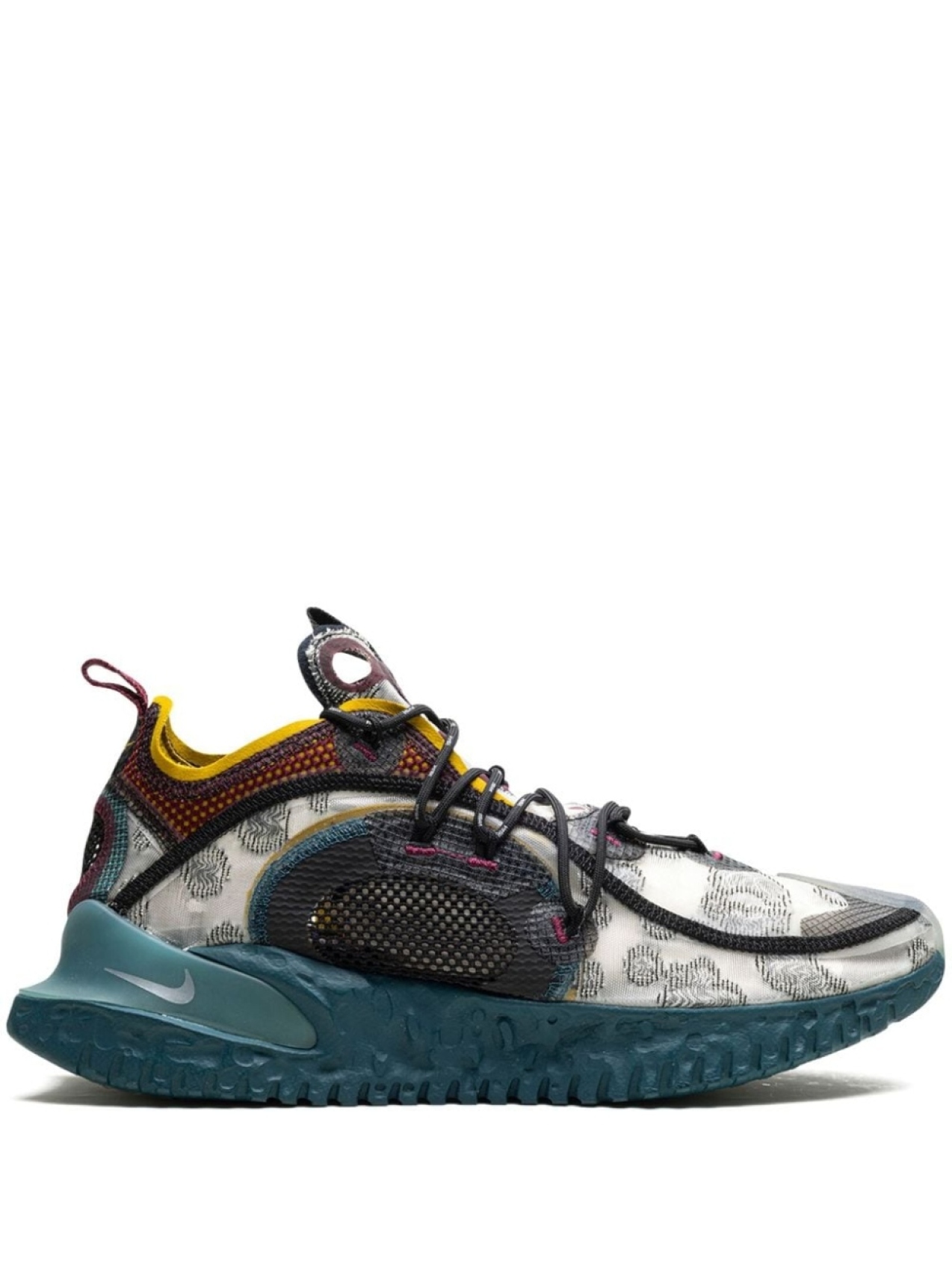 

Nike кроссовки ISPA Flow 2020 'Black/Sport Turquoise/University Gold', черный